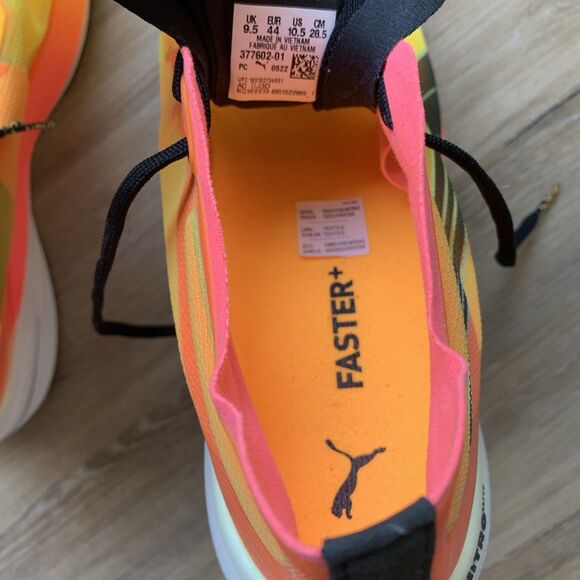 NEW Puma  Deviate Nitro Elite Fireglow Running Shoes (377602-01) Mens Sz 9.5 NWT